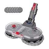 E.LUO Fluffy Dry and Wet Mop Cleaning Head for Dyson V7 V8 V9 V10 V11 Wireless Vacuum Cleaner Accessories