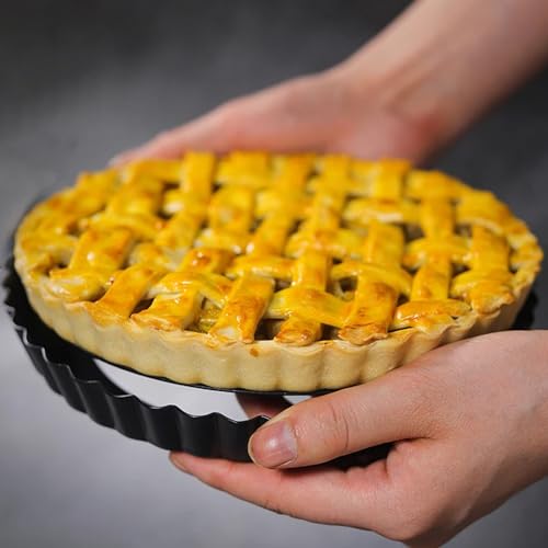 Foto von Anicy Tarteform mit Hebeboden Backform Rund- 28cm Quicheform Backformen, Tartelette Förmchen Törtchenform Pie Form