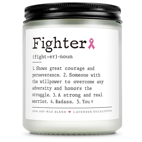 Lavender Breast Cancer Survivor Candle