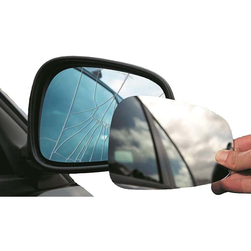 ORVM Left (Passenger) Side Rear View Mirror Glass Plate for Honda City 2014-2020 Model