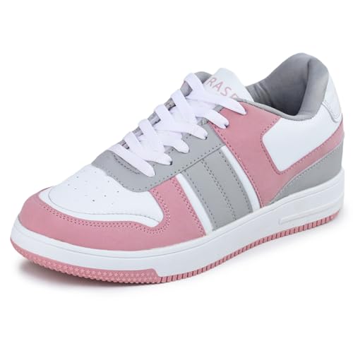 Image of TRASE Casual Sneaker Shoes for Women | Soft Cushioned Insole | Sneakers for Woman | Lightweight | Comfortable | Stylish, Trendy Girls and Women Sneakers with Laces