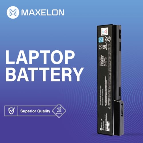 Maxelon BIS Certified Rechargeable Laptop Battery for HP EliteBook 8460P 8470P 8570P 8560P ProBook 6470B 6360B 6460B 6465B 6560B 6565B-(Black) - Image 5