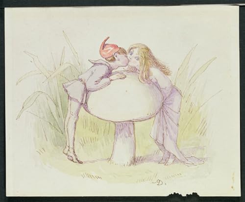 Pared impresiones lienzo de elfo decorativo, mural Richard Doyle 60x90cm