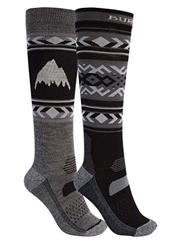 Chaussettes Burton femme légères et respirantes avec amorti ciblé pour snowboard True Black
