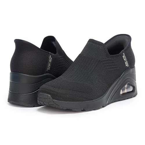 Image of Skechers Women's Uno Wedge - Kickin' Knit Hands Free Slip-ins