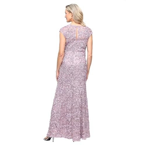 Image of Alex Evenings Women's Long Sleeveless Mother of the Bride Dress with Shawl (Petite and Regular Sizes)