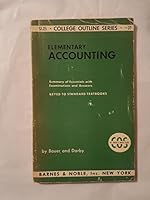 Elementary Accounting (College Outline Series #39) B01N24E1OG Book Cover