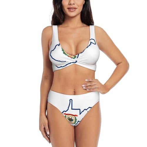 Maillot de bain 2 pièces femme sculptant complexe ventre plat