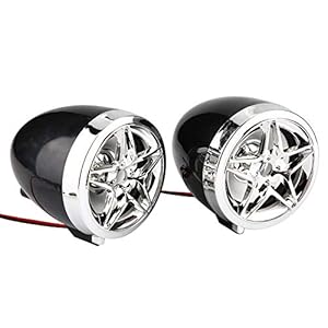 Esenlong Waterdichte Motorfiets Bt Mp3-Speler Audio Stereo Luidsprekersysteem Usb Tf-Kaarthouder Zwart