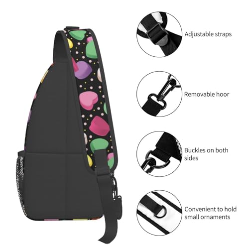 Bolso bandolera Love Heart para mujer y hombre miniatura 5