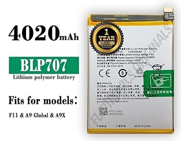 Image of BLP707 Battery for Oppo F11 / CPH1913 / CPH1911 / Battery with 1 Year Warranty**** (I220)