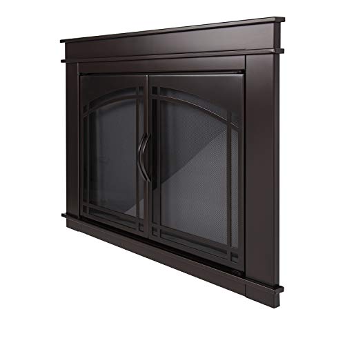 Pleasant Hearth FN-5701 Fenwick Fireplace Glass Door, Oil Rubbed Bronze, Medium by Pleasant Hearth - Image 6