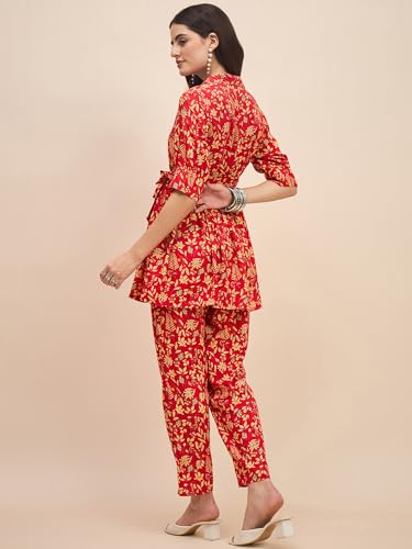 Image of Truvon Fashions Women's Co-Ords Set, Kurta and Pant Set