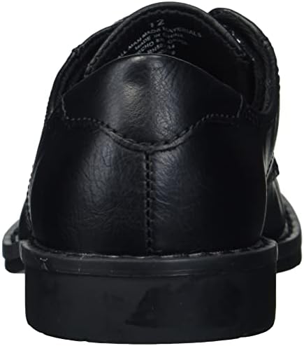 The Children's Place,boys,Low Lace Sneakers,and Toddler Lace Up Dress Shoes,Black,5 Big Kid | Image 2