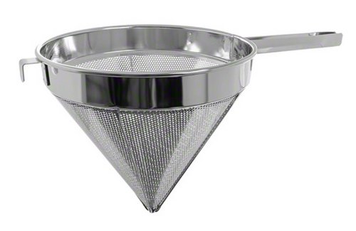 American Metalcraft 12” Coarse Mesh Stainless Steel China Cap,Silver