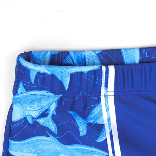 Image of Boys Two Piece Rash Guard Swimsuits Kids Short Sleeve Swimwear Sets Bathing Suit with Sun Hat for 2-6 Years