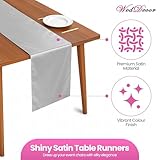 Zoom IMG-2 weddecor raso runner da tavolo Zoom IMG-2 weddecor raso runner da tavolo