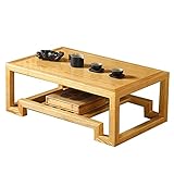 【Petite table en bois multifonction】Vous pouvez l'utiliser comme table de petit-déjeuner ou pour un après-midi tranquille en y déposant du thé ou du vin. Elle peut également servir de bureau pour ordinateur portable ou de bureau de travail.