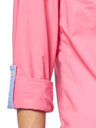 Image of Nautica Women's Button Front Long Sleeve Roll Tab Shirt