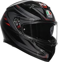 AGV – AGV K3 Syth Helm, schwarz/grau/rot, L (59/60)
