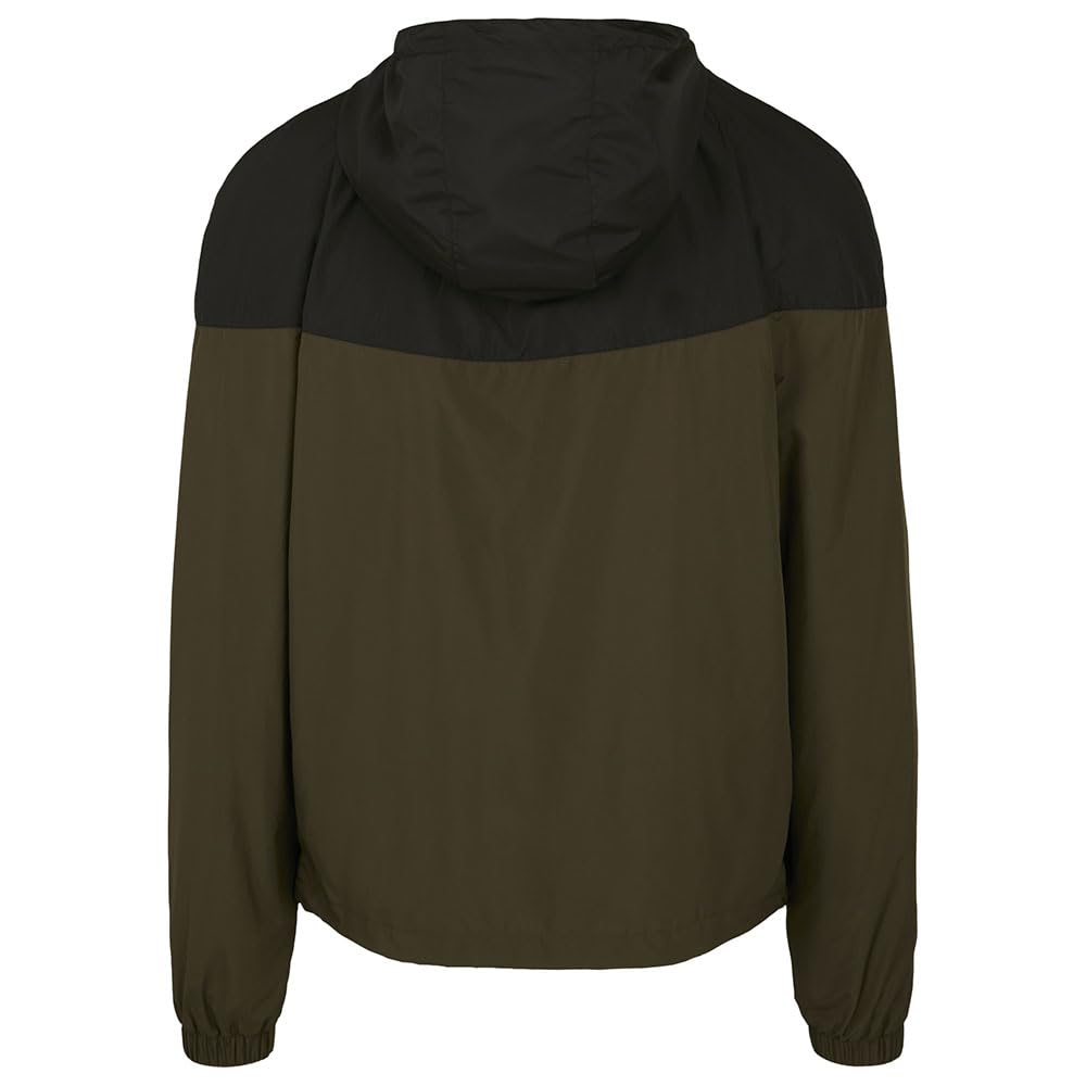 Build Your Brand Windbreaker Mężczyźni 2-tone Tech Windrunner