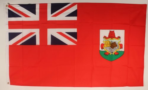 Buddel-Bini Flagge Fahne ca. 90x150 cm : Bermudas Bermudasflagge Nationalflagge Nationalfahne
