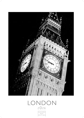 London schwarz-weiss Kalender 2026 – Wandkalender | Fotokalender England 29x21cm - Hochwertiger . für 2026 – | Perfekt für Liebhaber London & Geschenkidee