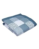 COUVERTURE D'ÉVEIL REMBOURRÉE: notre couverture d'éveil super douce de 140x140 cm est le compagnon idéal pour les premières étapes de ton bébé. Avec son rembourrage très épais (environ 4 cm), elle protège ton enfant du froid du sol et offre en même temps suffisamment de place pour les premières aventures à quatre pattes et de jeu.