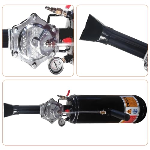 Image of Tire Bead Seater, 12L /3.2 Gallon Air Trigger Seating Inflator, 145 PSI Portable Tire Inflator Tool, 87-116 PSI Operating Pressure for Tractor Truck ATV Car and Automobile Repair