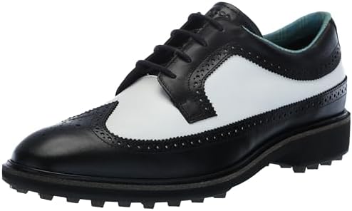 Amazon | ECCO メンズ クラシック ハイブリッド ウィングチップ 防水