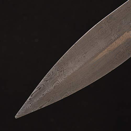 Fort Real Damascus Steel Sword, Custom & Personalized Medieval Knight Arming Sword with Scabbard - Thumbnail 5