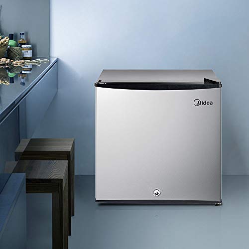 Midea MRU01M3ASL Freezer, 1.1 Cubic Feet, Stainless Steel, 30 Pounds on Fridge.com