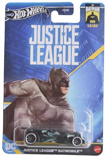 Hot Wheels Justice League Batmobile Batman 85th Years miniatura 1