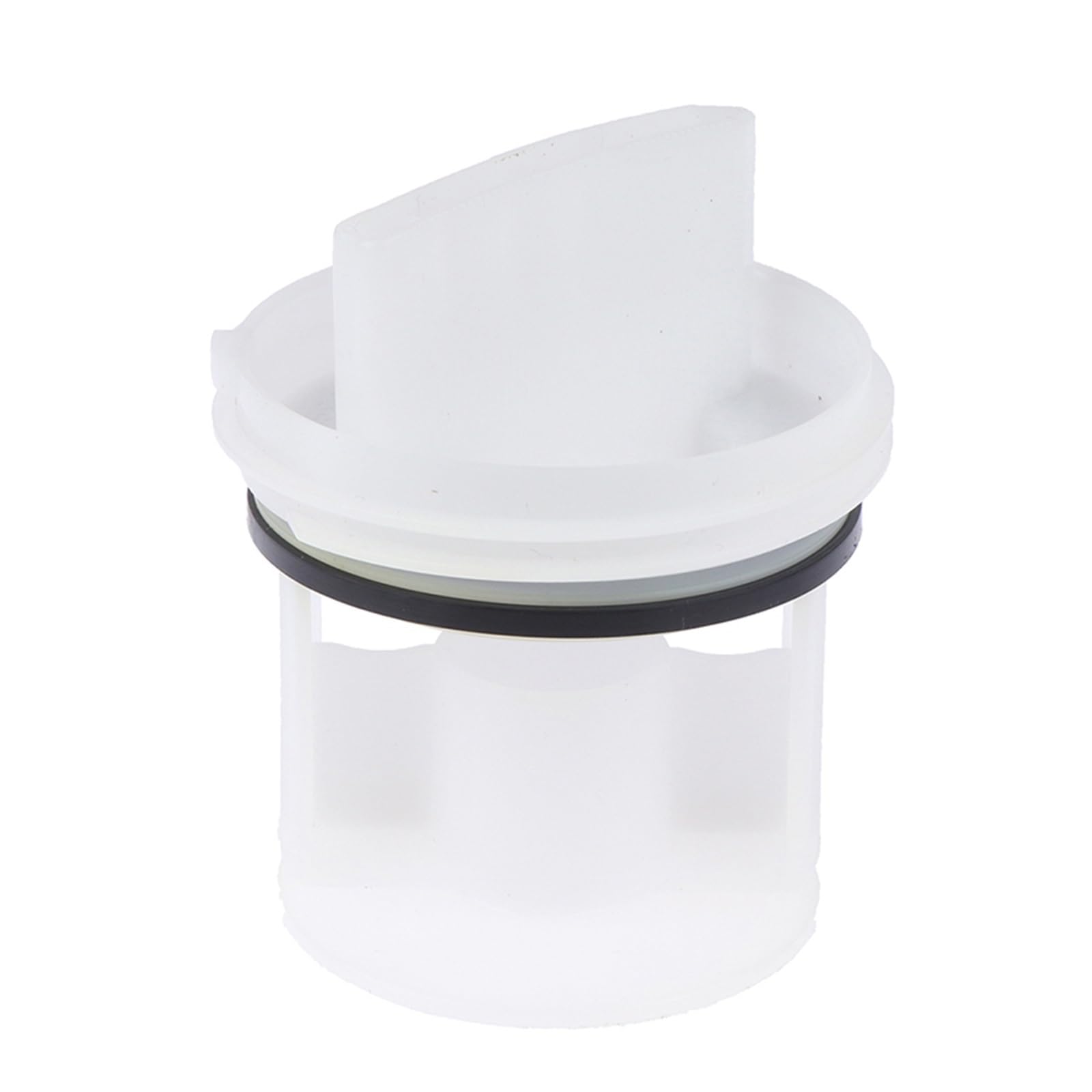 Rshechufbfg White Drum Washing Machine Drain Pump Filter And Drain Outlet Seal Plug(White)