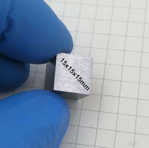 COYOUCO Tungsten Cube Metal Density Cubes Pure Metal High Density Element Cube,15mm