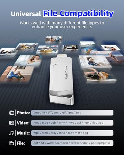 Stylo USB 3.0 avec mémoire externe 256Go compatible iOS Android Mac et PC Windows - 6