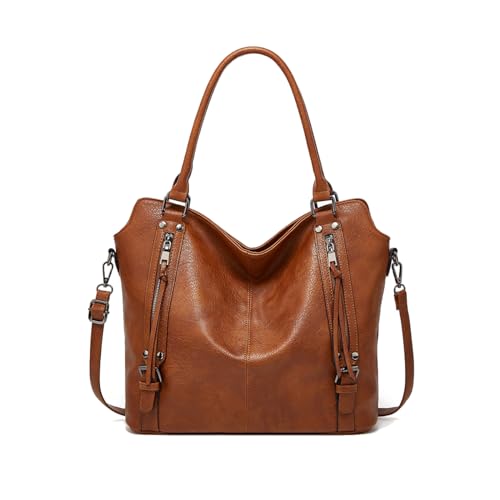 Sacs à main de grande capacité et sacs à bandoulière hobo en cuir
