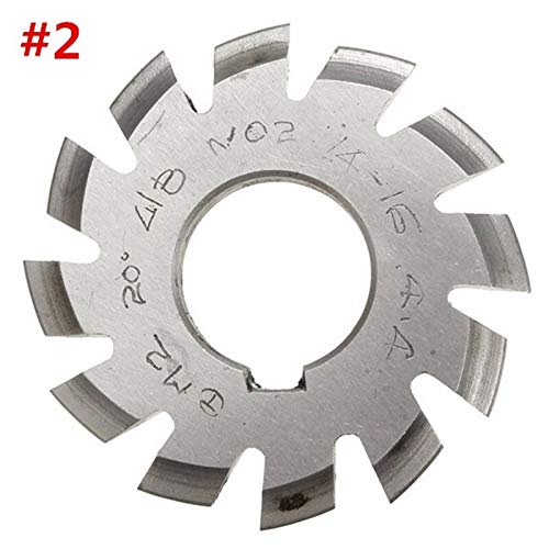 EsportsMJJ M 2.5 Diametro Foro 22Mm #1-8 Hss 20Degree A Evolvente Fresa A Ingranaggi - #7