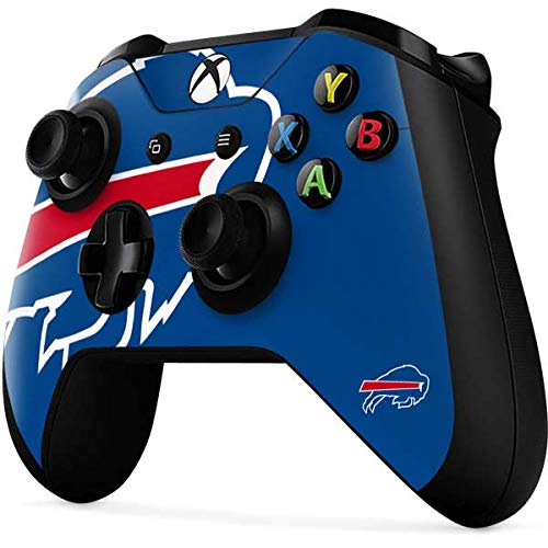 Skinit Decal Gaming Skin Compatible with Xbox One X Controller - Officially Licensed NFL Buffalo Bills Large Logo Design