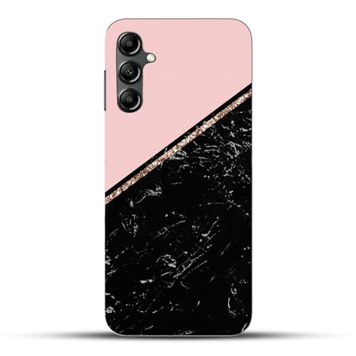 Image of COLORflow Back Cover Compatible with Samsung Galaxy A14 5G / 4G | Beautiful Black Pink Marble | Designer Printed Hard CASE Bumper Back Cover Compatible with Samsung Galaxy A14 5G / 4G