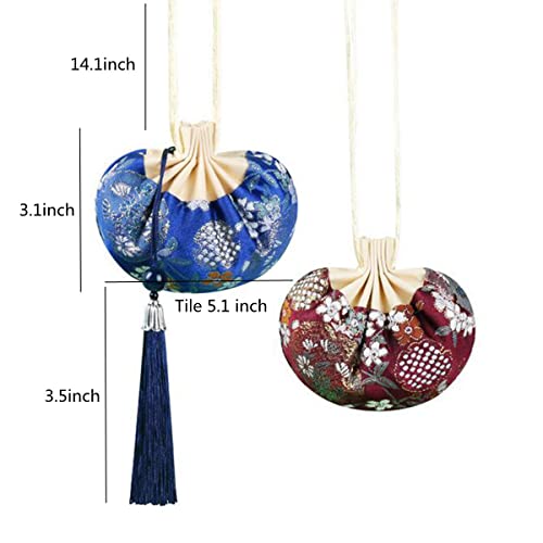 10 Bolsitas de Seda Brocada Chinas para Regalo miniatura 3