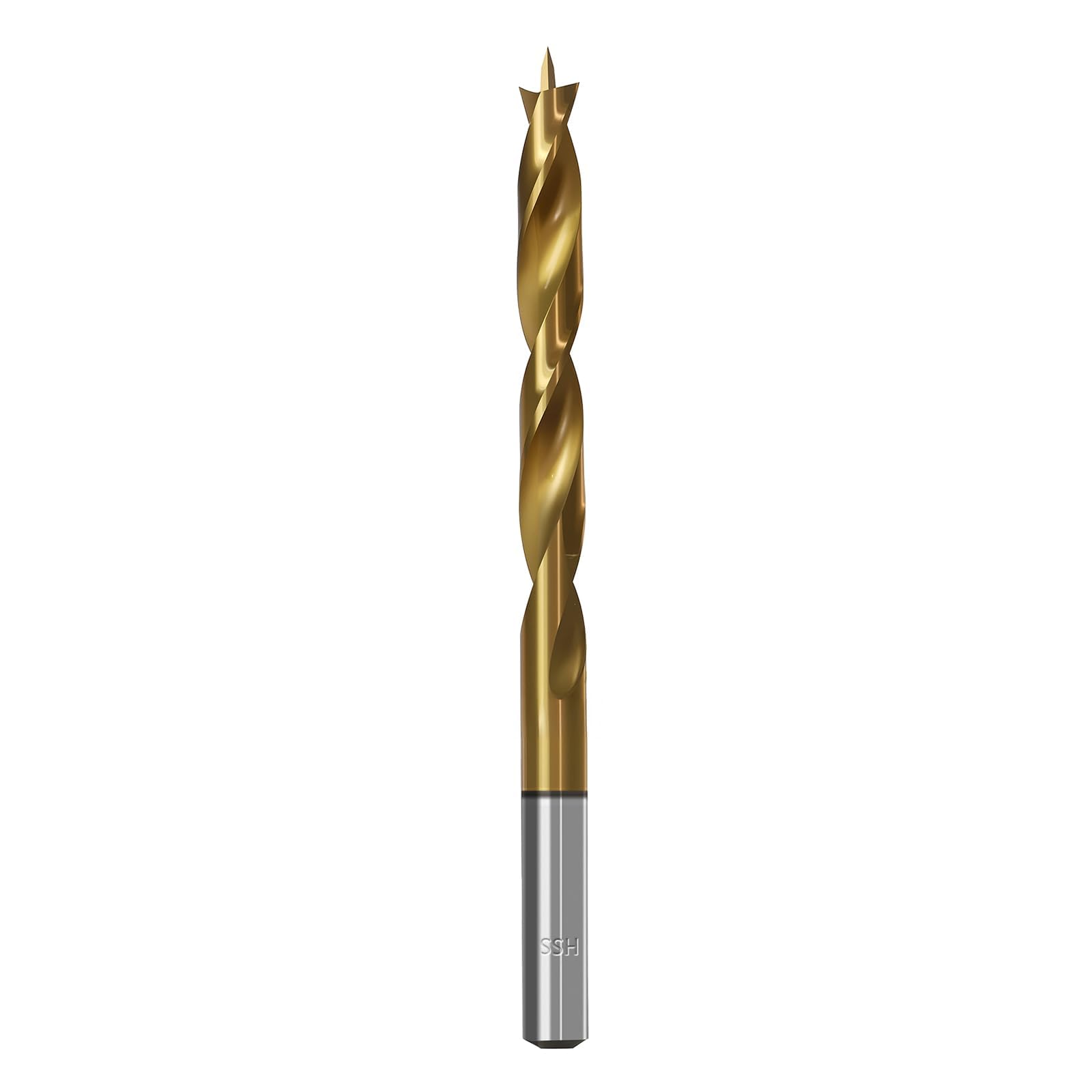 Brad Point Wood Drill Bits for Woodworking, 7.5mm (19/64") Brad Point Drill, High Speed Steel Metric Brad Point Drill Bits with Double Flutes Design for Soft & Hard Woods MDF Acrylic