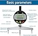 Pimluity Digital Dial Radius Gauge,5 Changeable Jaws,Accurate Measurement Inside and Outside Radius and Depth,for Industrial
