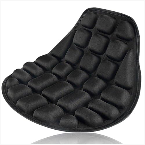 【Materiali di Alta Qualità】: I nostri cuscini per sella da moto sono realizzati in tessuto Lycra + TPU, antirughe, anti-pilling, resistente all'usura, altamente elastico e indeformabile. Si adatta perfettamente alle curve del corpo umano e si allunga liberamente con i movimenti del corpo, rendendo l'intero processo di guida confortevole e senza restrizioni