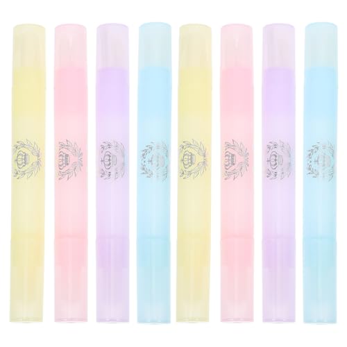 Bolígrafo removedor de esmalte de uñas corrector para limpieza de manicura gel, pack de 8