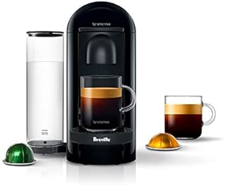 Nespresso BNV420IBL VertuoPlus Espresso Machine by Breville, Ink Black