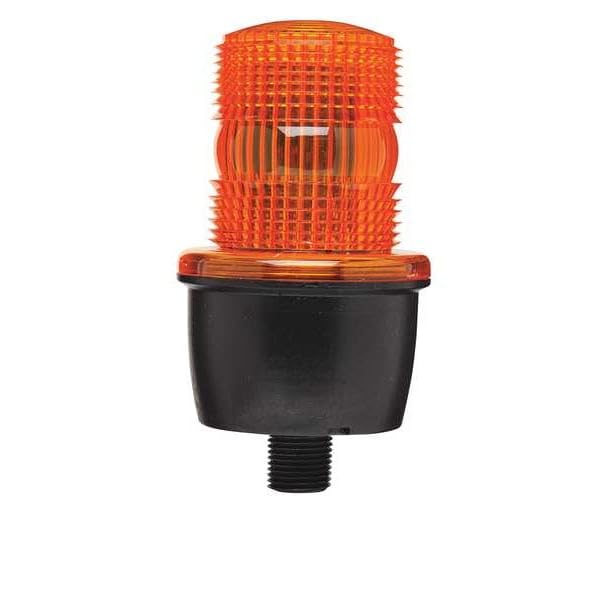Federal Signal LED Light, Pipe Mount, 24VDC, Amber