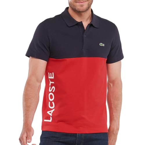 Lacoste Polo Marino/Rojo Hombre PH8365, azul marino, L