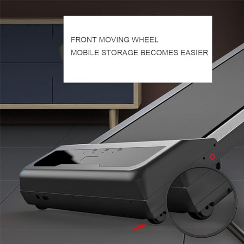 Image of Foldable Walking Pad with Incline, 2 in 1 Folding Treadmill Under Desk Treadmill for Home /Office, Portable Compact Treadmill LED Display