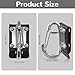 WSOQYEO Tool Holster Belt Tool Hook Holster Belt Tool Holder Drill Holster Suitable for Wrench, Tape Measure, Flashlight, Drill, Hammer, etc (Wrench Holder)